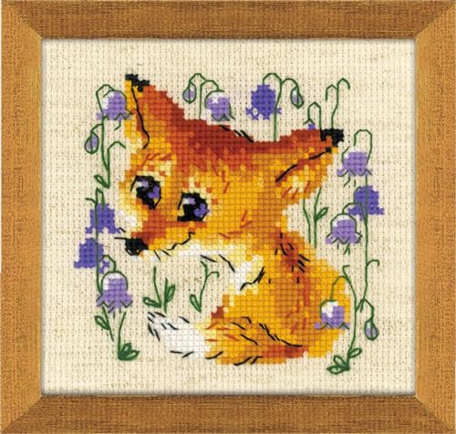 RIOLIS 1776 Little Fox Counted Cross Stitch Kit 5.12 x 5.12 in - style: Little Fox 1776