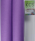 KCS 2 pc of 15" x 18"(38cmx45cm) Counted Cross Stitch Cotton Aida Cloth Needlework Fabric Box (Lavender, 14CT) - color: Lavender, size: 14CT
