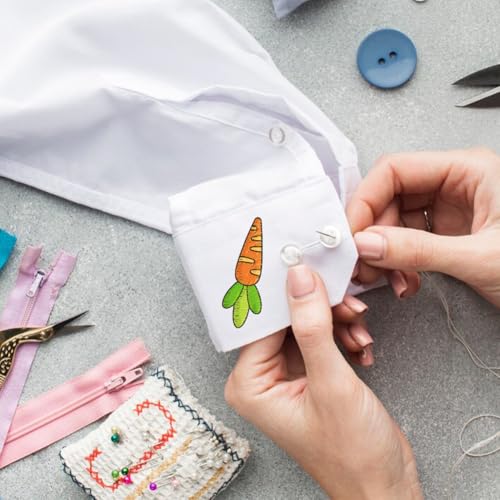 GLOBLELAND 4 Sheets Easter Bunny Colorful Water Soluble Hand Sewing Stabilizers Egg Garland Wash Away Embroidery Stabilizer Embroidery Stitch Practice for Embroidery Beginners Lovers
