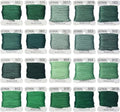 20 Bobbins20 Colors Embroidery Floss bobbins - Cross Stitch Threads - Friendship Bracelets Floss - Crafts Floss - Embroidery Floss, Pistachio Green Gradient - color: 562-3818