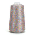 Metallic Crochet Thread, 80g Lurex Yarn for Charms(Neon) - color: Neon