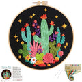 Louise Maelys Cactus Embroidery Kit, Cross Stitch Kit for Beginner Adults - color: Kit-4