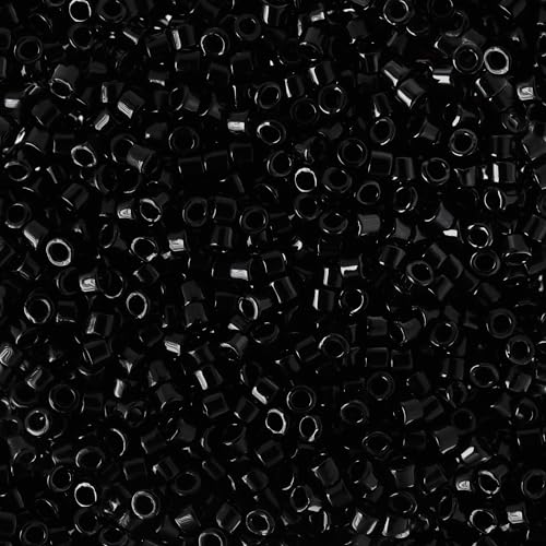 Miyuki Delica Seed Beads - color: DB0010 - Black