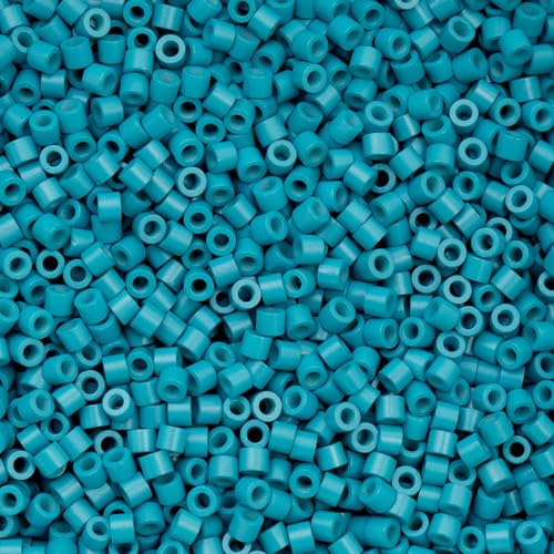 John Bead 25g Cylin Beads Opaque Blue Lagoon 11/0 Glass Cylindrical Seed Beads for Jewelry Bracelets Necklaces Earrings Making Embroidery - color: Blue Lagoon