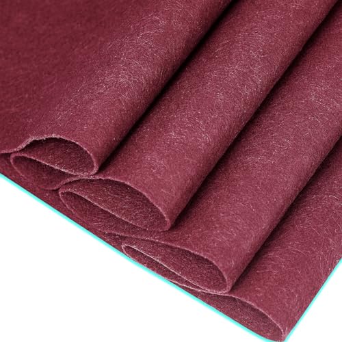Felt Fabric 1.8 mm Thick 36" x 72" - Soft Durable Felt by The Yard Felt Sheets for Arts and Crafts, DIY Sewing, Crafting Projects (Dark Red) ﻿ ﻿ ﻿ ﻿ ﻿ ﻿ ﻿ ﻿ ﻿ - color: Dark Red, size: 36" x 72"