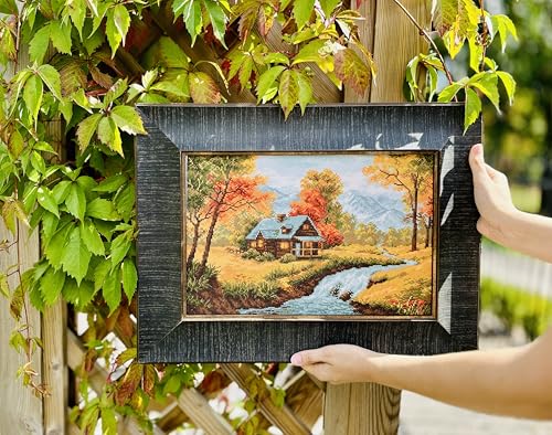 RIOLIS 1079 Autumn View Counted Cross Stitch Kit 14.96 x 10.24 in - style: Autumn View 1079