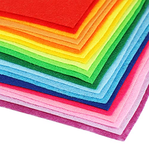 Felt Sheets, 40 Pcs 8 X 12 inches (20 X 30cm) 1mm Thick Soft Felt Fabric Sheet, DIY Craft Sewing Pre-Cut Quilt Squares, Premium Colorful Hard Fabric Sheets for Handmade Crafting and DIY Projects. - color: M-2