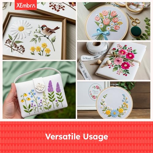 12 PCS Natural Cotton Embroidery Fabric, Pre-Cut White Embroidery Cloth Fabric Squares for Embroidery Garment Craft (7.8 x 7.8 Inch) - color: White, size: 7.8 x 7.8 inch