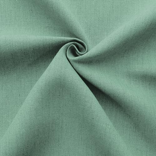Barcelonetta | Linen Fabric | Natural Linen Cloth | Embroidery, Sewing | Soft, Breathable | 55" Wide | 70% Linen, 30% Rayon | Hemp, Jute, Needlework, Lining (Sage, 2 Yard) - color: Sage, size: 2 Yard