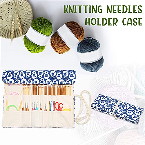 Teamoy Knitting Needle Crochet Hook Case Organizer Holder(up to 14"), Sheep - color: Sheep, size: 14 inches