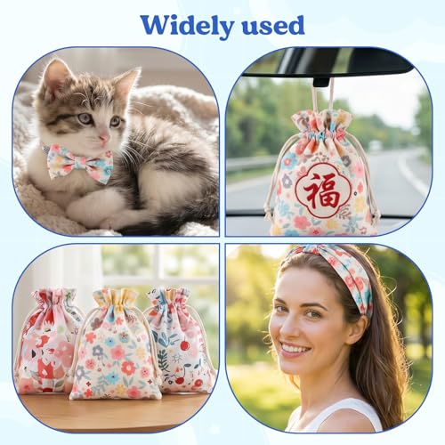 Cotton Squares Fabric Scraps for Sewing 50Pcs 4X4 Fabrics Bundle