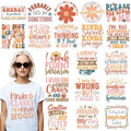 Dazoratix Funny Sarcastic Iron on Transfers - 20 Sheets Boho Sarcasm Ready to Press Black Humor Heat Transfer Clothing Patches Appliques Decals T-Shirts Women DIY Crafts Clothes Pillow Bag Decorations - style: Funny Sarcastic