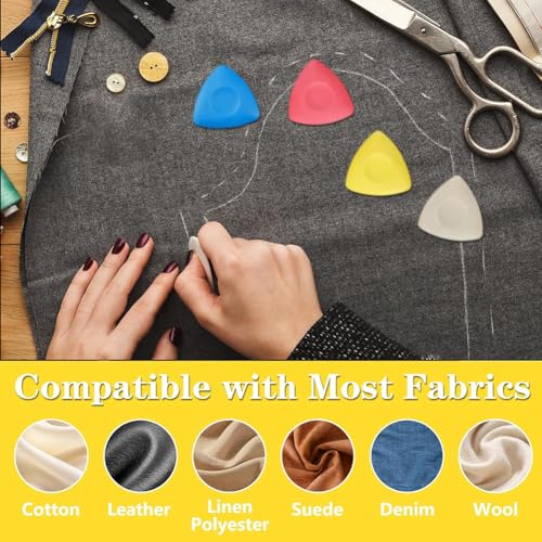OZXTYO Tailors Chalk 4pcs,Sewing Fabric Chalk - color: 4PCS