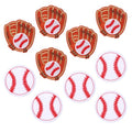 10Pcs Sports Iron On Patches, Baseball Glove Embroidered Patch, Iron On/Sew On Appliques Repair Patch for Clothes Jacket Hat Socks Jeans DIY Embroidery Patches - color: 10PCS Baseball Set