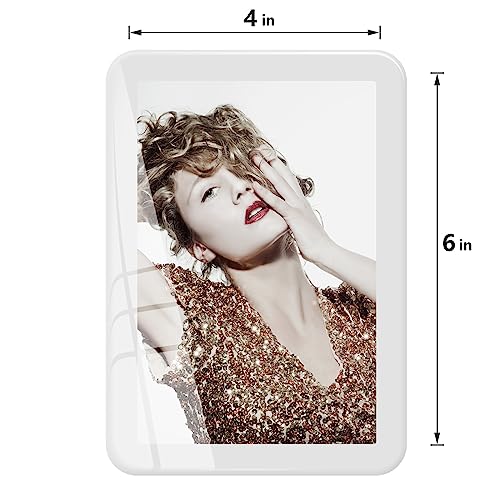 Bluesun 4×6 Picture Frame White, Vertical & Horizontal Wall & Tabletop - color: white, size: 4x6 （1 Pcs）