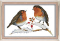 CaptainCrafts Cross Stitch Kits Full Range Counted Fabric DIY Art Needlecrafts Embroidery Kit for Adults Beginner (Unpreprint 14CT, Two Little Birds) - color: Two Little Birds, size: Unpreprint 14CT