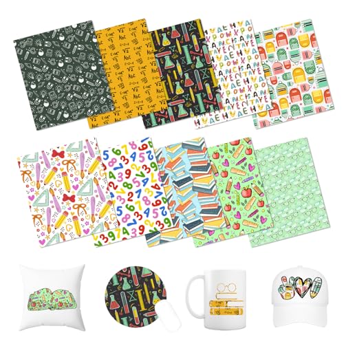 Teacher'day Sublimation Transfer Ink Paper 10pcs 12 * 10in - color: Teacher'day