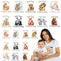 First Mother's Day Iron on Transfers, Onesie Decals for Baby Shower - style: First Mother's Day