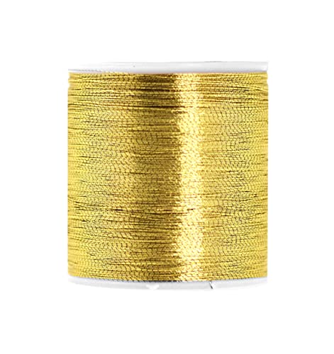 Mandala Crafts Metallic Gold and Silver Embroidery Floss for Sewing 218 Yds - color: Gold and Silver, size: 200M 218 Yards