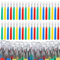 100 Pcs Large Seam Rippers 5.5" Colorful Stitch Remover Tool for Sewing Tool Embroidery Remover Sewing Seam Ripper for Opening Removing Seams and Hems DIY Craft (4 Colors)