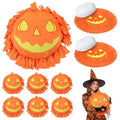 Weysat 6 Sets Halloween Pumpkin Tied Pillow Craft Kit Jack-O'-Lantern DIY Pillow Craft Gifts with Pumpkin for Halloween Home Decorative Couch Sofa Classroom Giveaways - style: Halloween Pumpkin