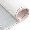 13 Mesh Needlepoint Canvas, 20" x 18" Premium White Cotton Blank Embroidery Fabric, Rolled in Cardboard Mailing Box with Artist Tape - color: White 13 Mesh (20'' x 18'')