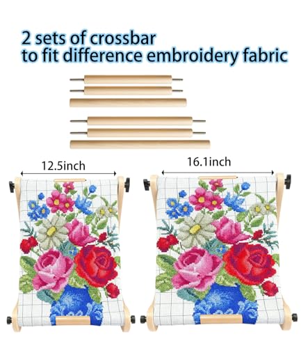 Adjustable Embroidery Hoop Table Stand Holder Needlepoint Stretcher Bars Scroll Frame Cross Stitch Stand Lab Supplies