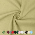 Linen Fabric | Natural Linen Cloth | Embroidery, Sewing | Soft, Breathable | 59" Wide | 50% Linen, 50% Rayon | Hemp, Jute, Needlework, Lining(1Y, Kakhi) - color: Kakhi, size: 1 Yard