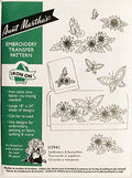 Aunt Martha's Hot Iron Transfers 3941 Sunflowers and Butterflies