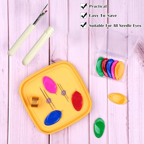 Needle Threader Tool Easy Threader for Machine and Hand Sewing (6PCS)