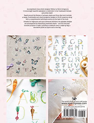 Cross Stitch Alphabets: 14 beautiful designs inspired by the natural world