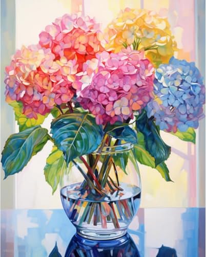 WUSARPLY Flower Stamped Cross Stitch Kits for Beginners Adults - color: J077