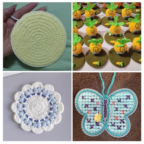 MY MIRONEY 10Pcs Mesh Plastic Canvas Kits, Flower Shape - style: Flower