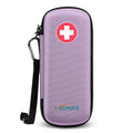 MEDMAX Epipen Medical Carrying Case Hard Shell EVA Travel Organizer Bag - color: Lavender Purple