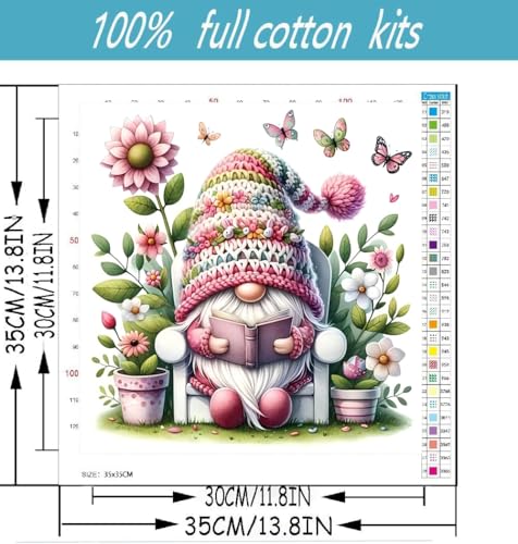 Dragon Stamped Cross Stitch Kits for Beginners Adults, Flower Book Dimensions Needlepoint Art Crafts,Counted Cross Stitch Kits Embroidery Kits for Beginners Adults for Home Decor 15.7X11.8inch - color: Cross Stitch-0116-4