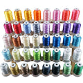 New brothread 40 Colors Polyester Embroidery Machine Thread Kit