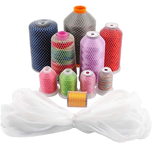 New brothread 20YD Thread Net Spool Saver for Holding Thread Spools - size: 20Yd=18M