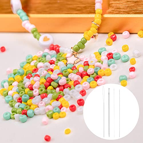 uxcell 40pcs Long Straight Sewing Needles Embroidery Beading Needles 4.92" - size: 4.92 x0.06 inch