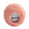 Rhapsody Pearl Cotton Thread Size 8 Crochet Thread Perle 12 Balls Set Hand Knitting, Embroidery, Sashiko, Cross-Stitch, Sewing, Needlepoint, DIY, Quilting (LT Apricot, Col. 234) - color: LT Apricot, Col. 234
