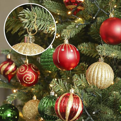 Gold Ornament Hangers - 200 Pack Hooks for Christmas Trees - color: Gold (200 Pcs)