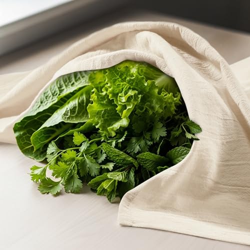 Utopia Kitchen Natural Flour Sack Towels [6 Pack - 28 x 28 Inch]100% Cotton - color: Natural, size: 6 Pack