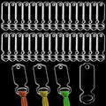 PH PandaHall 50pcs Acrylic Clear Thread Drops, Rectangle Cross Stitch Thread Organizers Embroidery Floss Drop Organizer Thread Bobbins Bulk for DIY Craft Sewing Thread Storage, 2.17x0.78 Inch - size: 2.17x0.78 Inch