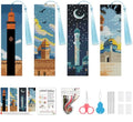 VIGEGU 4 Pack Religion Cross Stitch Bookmark Kits for Adult Beginners - color: Religion Cross Stitch Bookmark