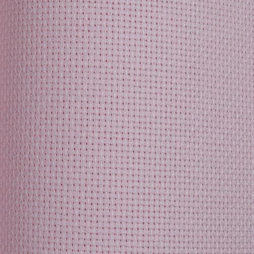 KCS 16CT Counted Cotton Cross Stitch Aida Cloth Fabric (59" x 1 Yard,Pink) - color: Pink, size: 59" x 1 Yard