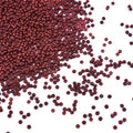 8/0 3mm Tiny Red Glass Seed Beads for Jewelry Making Japanese Round rocailles DIY Craft Approx.1700Pcs - color: Red, size: 3mm 8/0