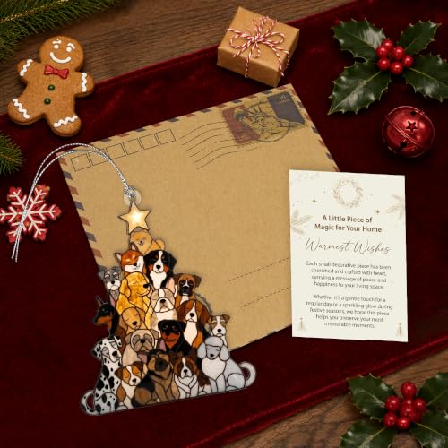 Dog Christmas Ornaments 2026, Dog Ornaments for Christmas Tree, Dogs Lover - color: Dog Tree 2