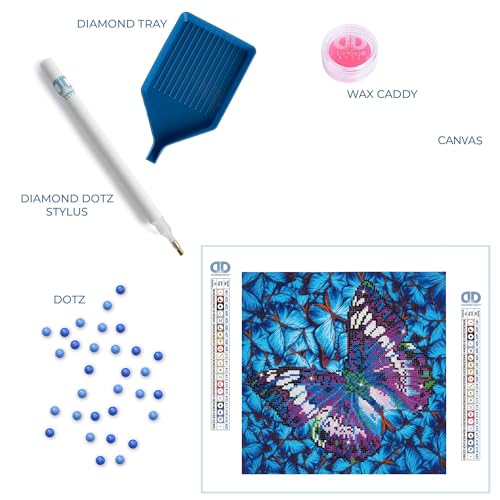 DIAMOND DOTZ Flutter By Mauve Butterflies Diamond Painting Kit Adults