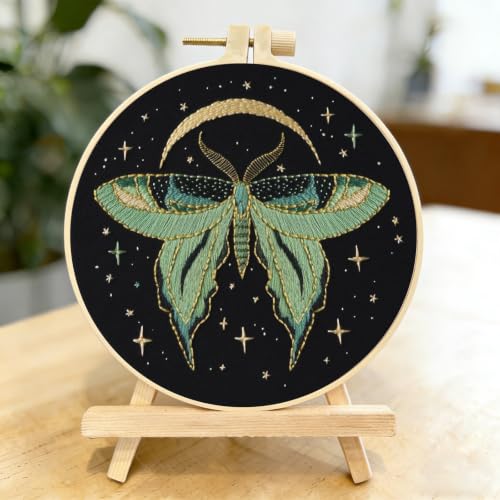 LYMIGER 3 Packs Embroidery Kit for Adults, Embroidery for Beginners (Bee-1) - color: Bee-1