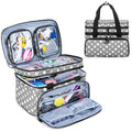 BAFASO Double Layer Sewing Accessories Organizer, Polka Dots - color: Polka Dots