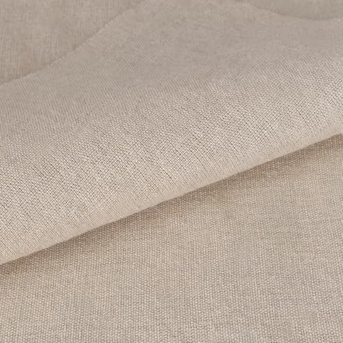 Nature Linen Needlework Fabric 20 by 62-Inch Embroidery Natural Color - color: Natural Color
